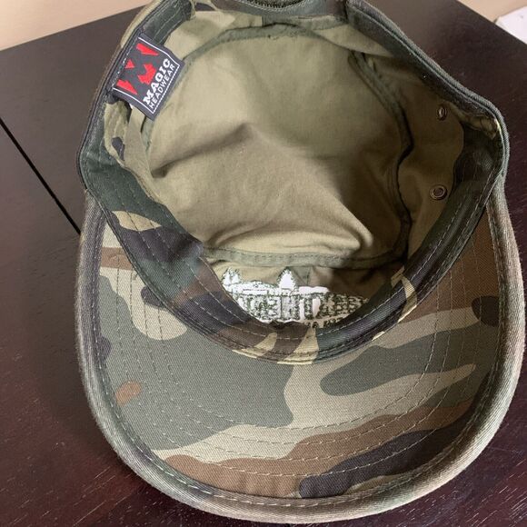 Rare GREEKTHEATRE Nederlander Concerts Camo Hat Magic Headwear - Picture 6 of 7